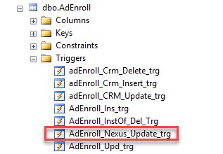 Nexus Triggers